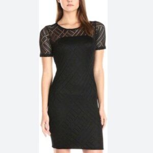 NWT Three Dots Angelina Mesh Overlay Dress Size XL